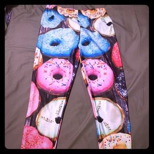 Workout leggings. Donuts!